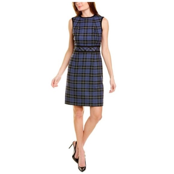 Brooks Brothers Blue Plaid Dress - Picture 1 of 5